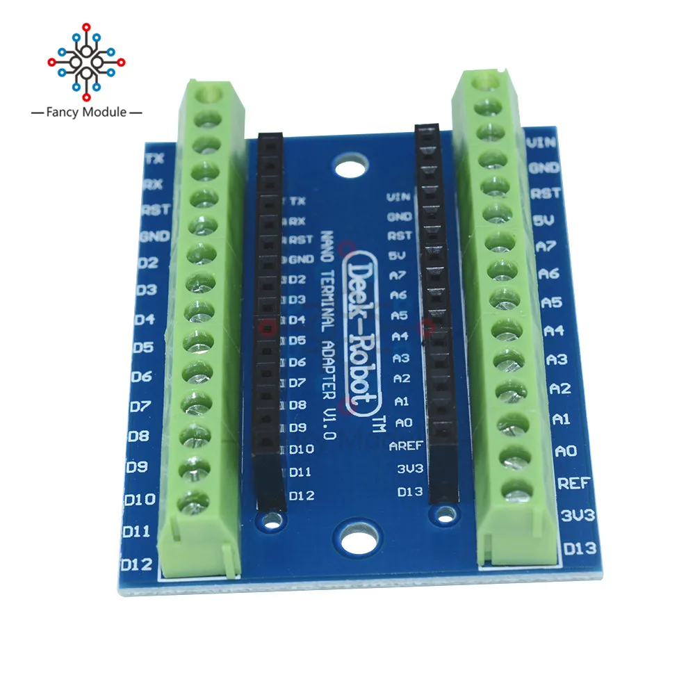 1 шт. Стандартный терминал плата адаптера для Arduino Nano V3.0 AVR ATMEGA328P ATMEGA328P-AU модуль