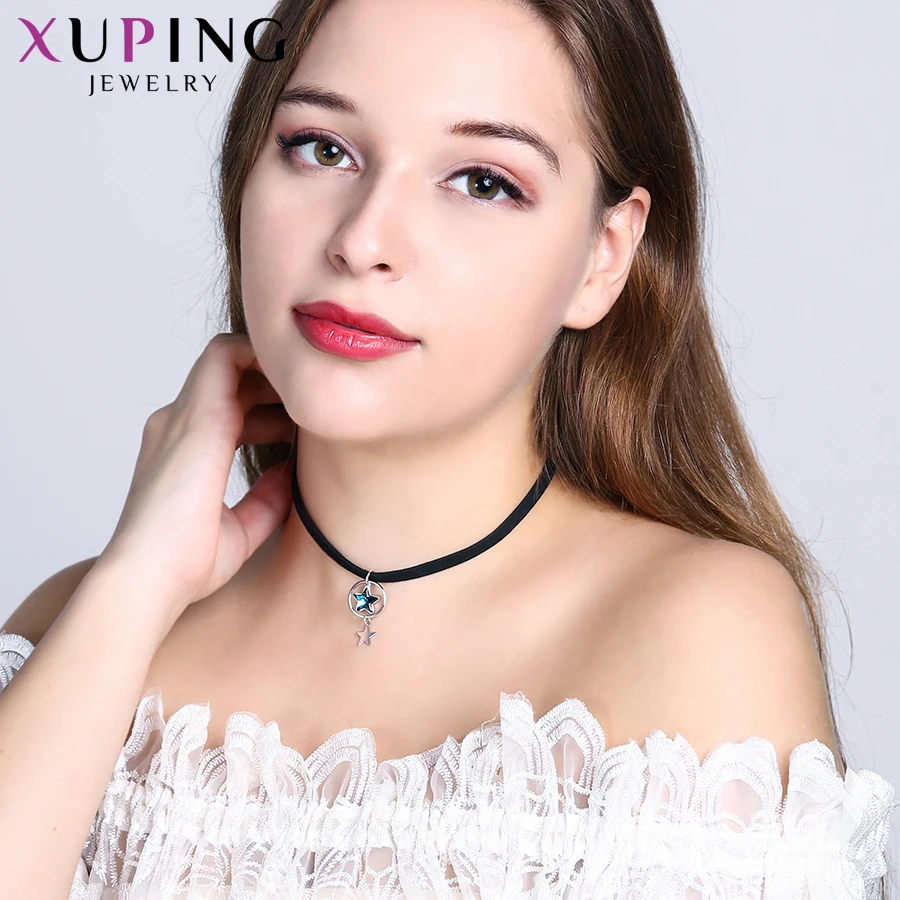

Xuping Jewelry Star Shape Necklace Crystals from Swarovski European Style Gifts for Women S174.6-40550