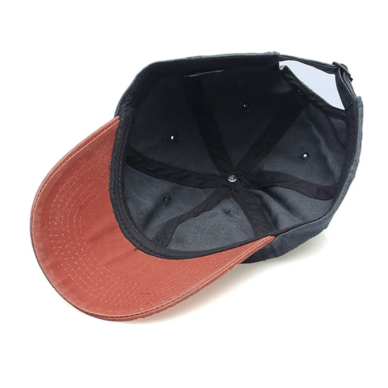 Simple Unisex gorra de béisbol otoño verano hombres mujeres lava gorros deportes al aire libre 8 colores mezclados Beisbol Casquette CP0119