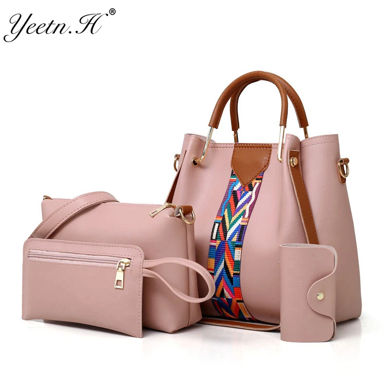 Goedkoop Nieuwe Collectie Composiet Bag Pu Totes Handtassen amp; Crossbody Tassen Polyester Single Vintage Vrouwen Patchwork Rits Zachte Veelzijdige