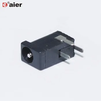 

500PCS 1.1mm Black DC Jack Power Socket DC-002 0.3A 50V 3.5*1.1mm Flat Head Power Male Plug 3 Pin