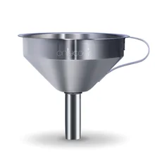 2 шт./компл. SUS 304 Воронка из нержавеющей стали+ винная ложка Фильтр-посуда многоцелевой капающие масло Pour утолщаются анти-осеннее качество