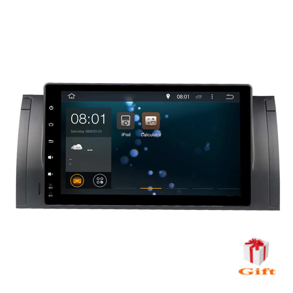 Top 9 inch Android 8.1 Car Multimedia Player For BMW 5 Series E39 GPS DVD DSP FM 1080P Automotive Full Touch ScreenRadio FM 4 Core 2