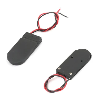

2 Pcs CR2032 3V Button Coin Cell Battery Holder Case Box with On-Off Switch Top