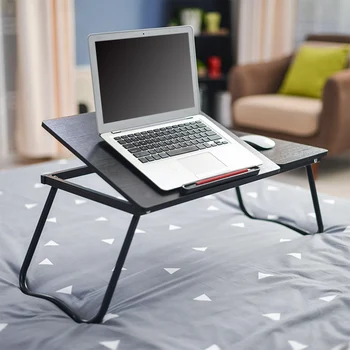

Strong Folding Notebook Table Adjustable Laptop Computer Desk Six Adjustable Levels Desktop Mouse Board Design Mobile Phone Slot