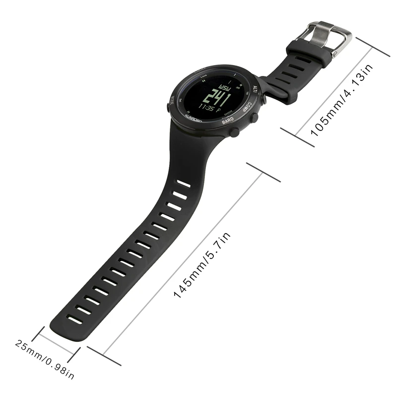 Мужские часы Reloj Hombre SUNROAD армейские цифровые для ныряния спортивные Топ бренд