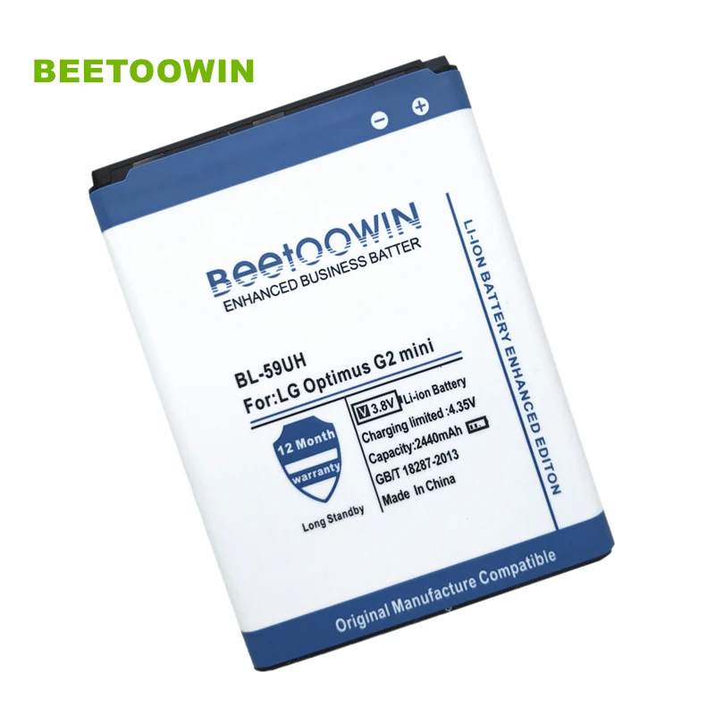 Beetowin 2440 мАч BL 59UH батарея высокого качества для LG G2 Mini D620 D410 L65 D285|battery for lg g2|battery