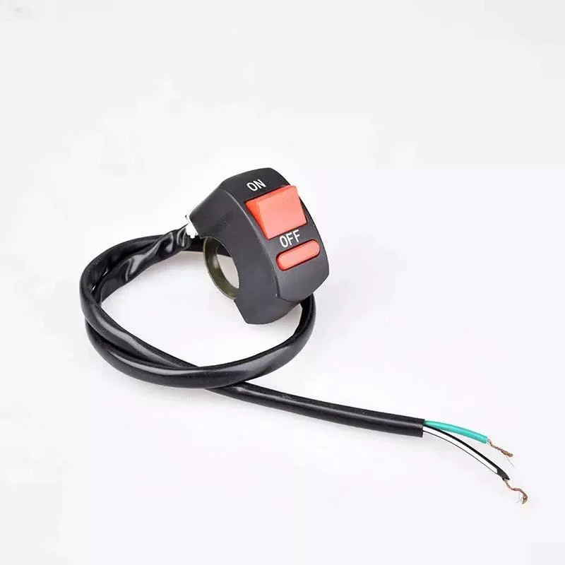 

40cm Electric Light Handlebar Switch Wire Battery Car LED Headlight Touch Switch Conversion Wire Bicycle Accessories