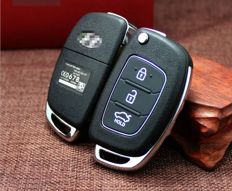 Для HYUNDAI ix45 Santa Fe запасная 3 кнопки Складная откидная оболочка ключа