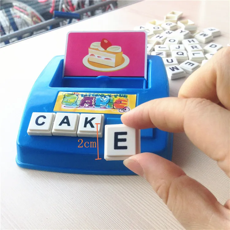 Детская английская обучающая игра с картами слов, Настольная игрушка, обучающие игрушки для детей, Обучающие буквы ABC, обучающие игры, головоломка boggle