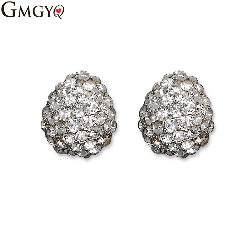 

GMGYQ Fashion Overdreven Mode Accessoires Groothandel Straat Sieraden Charmante Lady Volledige Boor Bal Oorbellen Trendy Earring