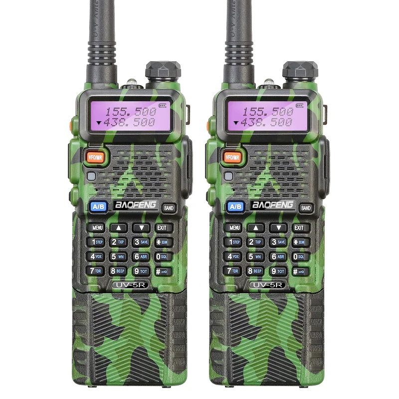 Buy 2PCS Camouflage BaoFeng UV 5R Long Battery Talkie