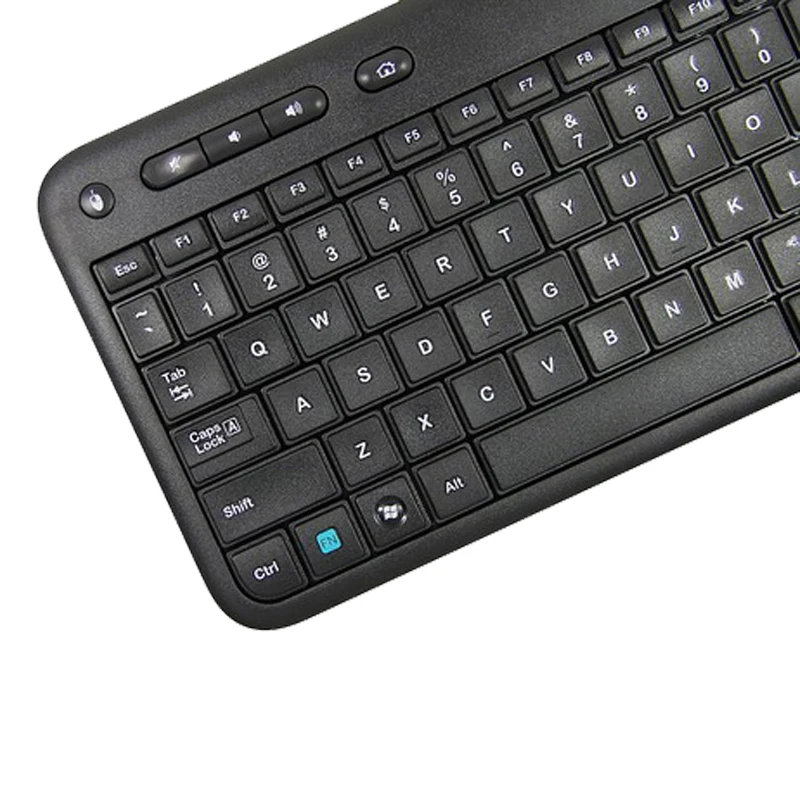 Logitech K400 Плюс 2.4 г Беспроводной клавиатура игровой ноутбук PC Gamer первоначально Эргономика Тачпад Mini Unifying компьютер ТВ