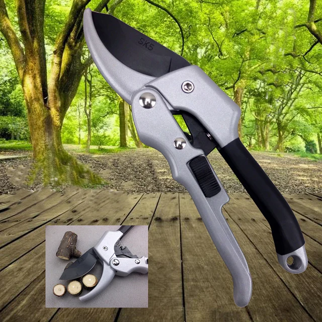2017 Brand New Garden Tools Carbon Steel Pruning Shear Gardening Tree Flower Labor-saving Pruner Cutting Tool