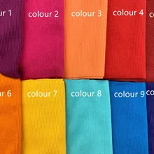 2x2 13-15 см хлопчатобумажная трикотажная ребристая горловина манжета из ткани эластичная хлопковая ткань для шитья одежды аксессуары ткань