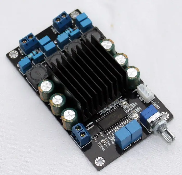 STA508 amplifier board 2.0 channel class D TC2000 80W + for car with Potentiometer better TA2024 TA2020 dc 24v | Электронные