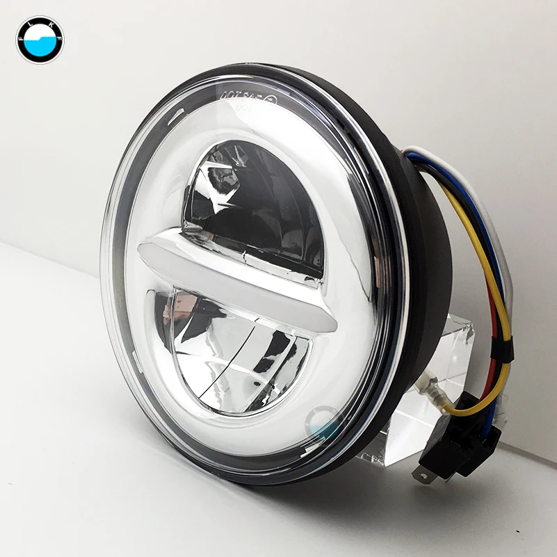 Новейший 5,7" светодиодный фонарь для мотоцикла с 5,75 дюймовым корпусом лампы для Dyna Sportster Softail