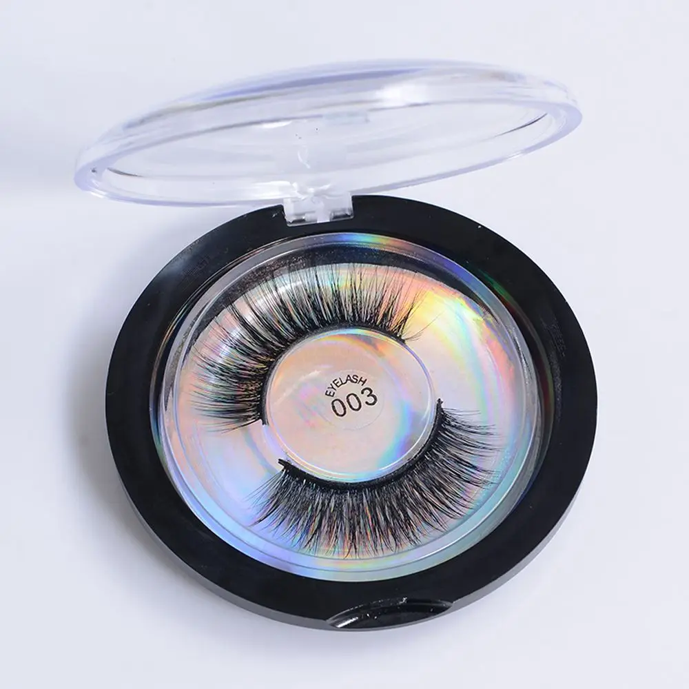 

1Pair Handmade 3D False Eyelashes Eye Lashes Soft Imported Silk Protein False Eyelashes Natural Extensions Makeup Tools