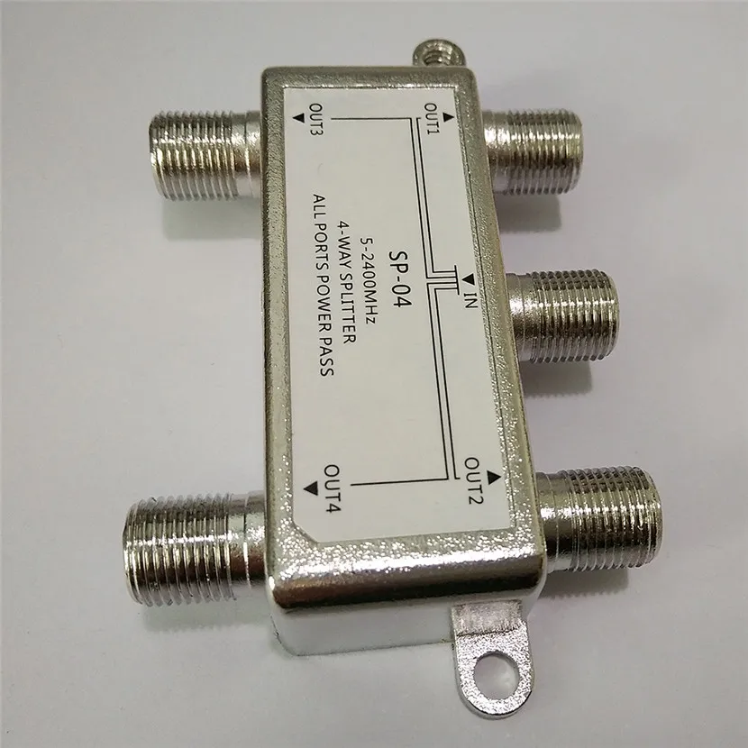 делитель av сигнала. двухсторонний разветвитель для тв. сплиттер коаксиальный. делитель 4 выхода 5-1000 мгц cadena. делитель 4 выхода 5-2400 мгц cadena.