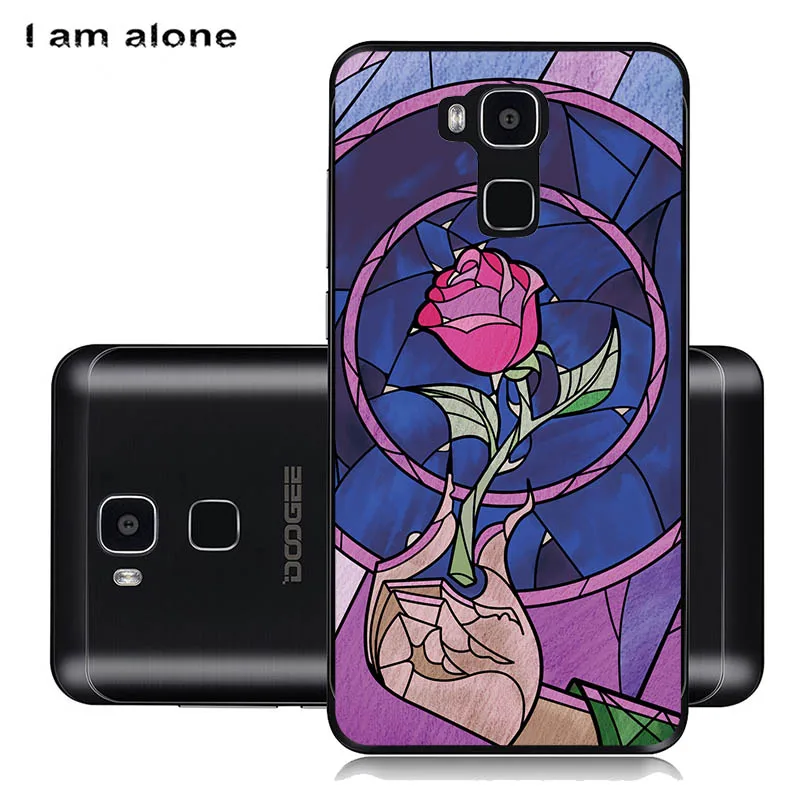أنا وحدها الحالات الهاتف ل Doogee Y6 5.5 بوصة لينة TPU أكياس المحمول الهاتف المحمول منقوشة الأزياء ل Doogee Y6 شحن مجاني