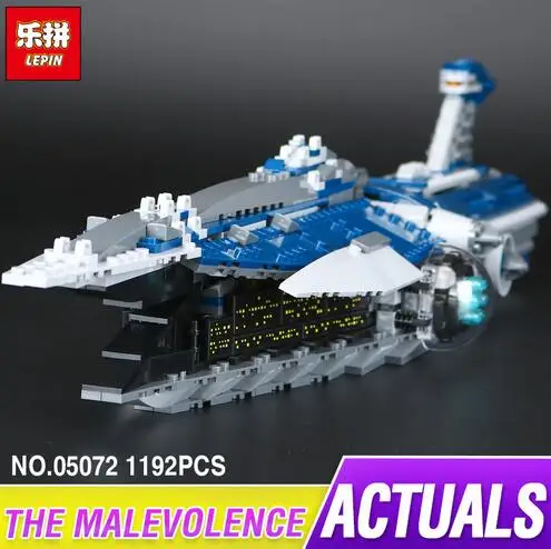 

Lepin 05072 1192Pcs The Limited Edition Malevolence Warship Set Children Building Blocks Bricks Toys Model 9515