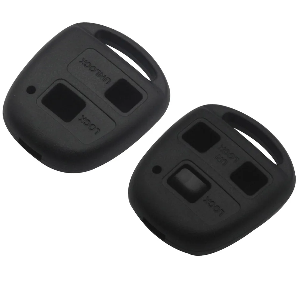 

jingyuqin Remote 2/3 Buttons Key Case Cover Shell For TOYOTA CAMRY RAV4 Corolla PRADO YARIS Dropship Holder Fob Car Styling