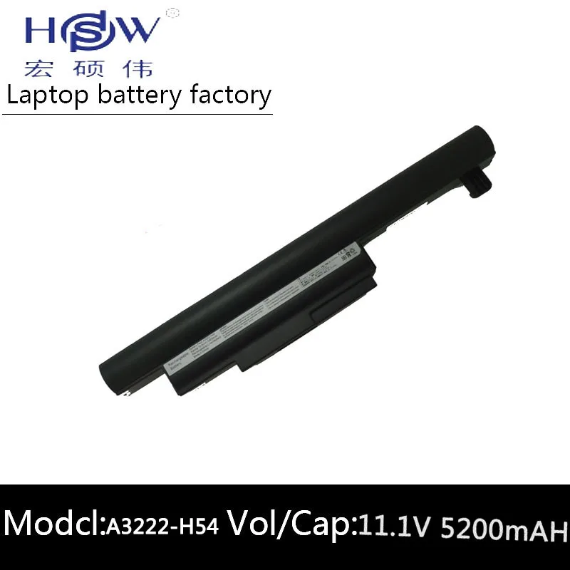 HSW Аккумулятор для ноутбука A3222-H54 батареи hasee A460-P60 D1 A460-I3D1 A460-I3D2 A460-I3D3 A460-I3D4 bateria akku |
