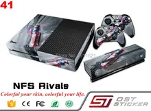 Para xbox one skin sticker car racing vinilo para consola xbox one y 2 controladores