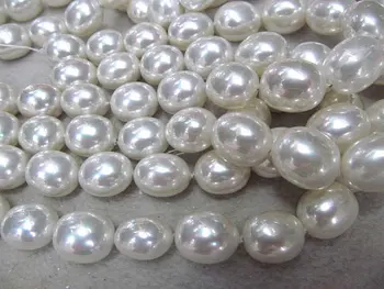 

high quality 2strands 6x9-15x20mm Pearl Gergous freeform egg nugget peach white pink red chamapange black grey looose bead