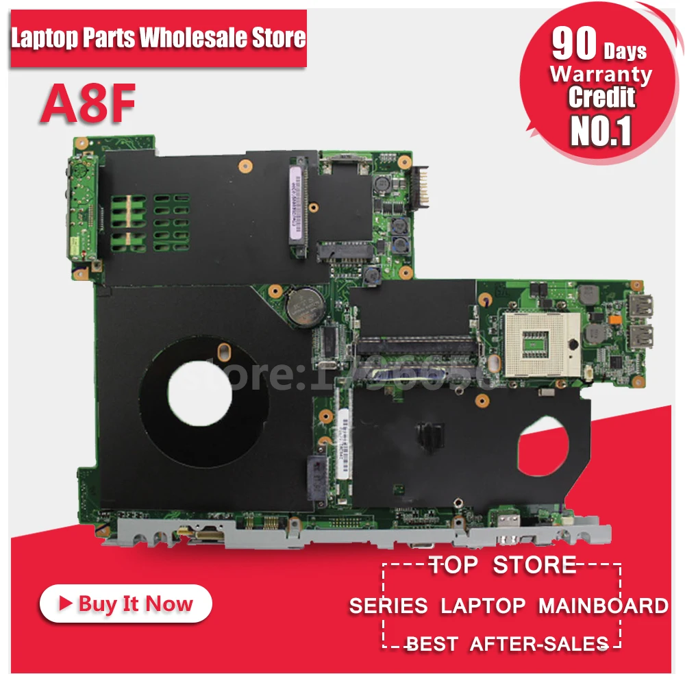 

Original Laptop Motherboard for ASUS A8J A8F REV2.0 Series Mainboard 100% tested 90 days warranty