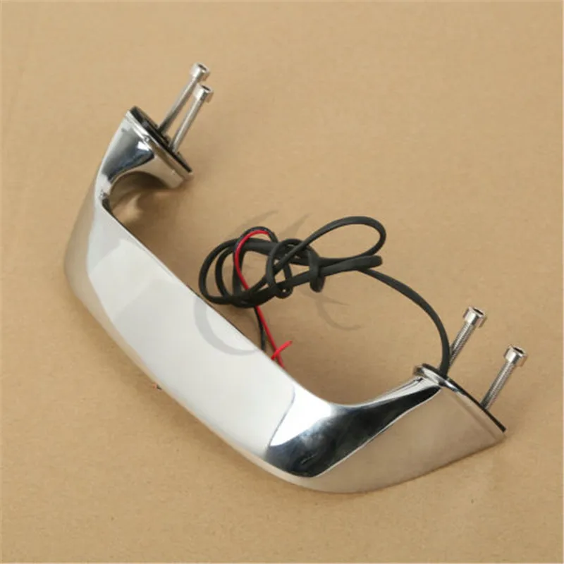  Motorcycle ABS Trunk Handle Light LED For Honda Goldwing GL 1800 01-16 12 13 14 15 2006 2008 Chrome - 32857755528