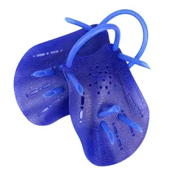 Хорошее дело Пара Темно-Синий Пластик Плавательный Руки Весла Перепончатые Перчатки