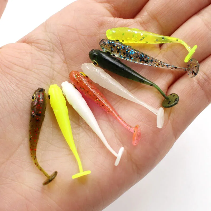 15Pcs/Lot 3.5Cm 0.4G The Small Bait Soft Floating Bionic Artificial Pa –  Bargain Bait Box