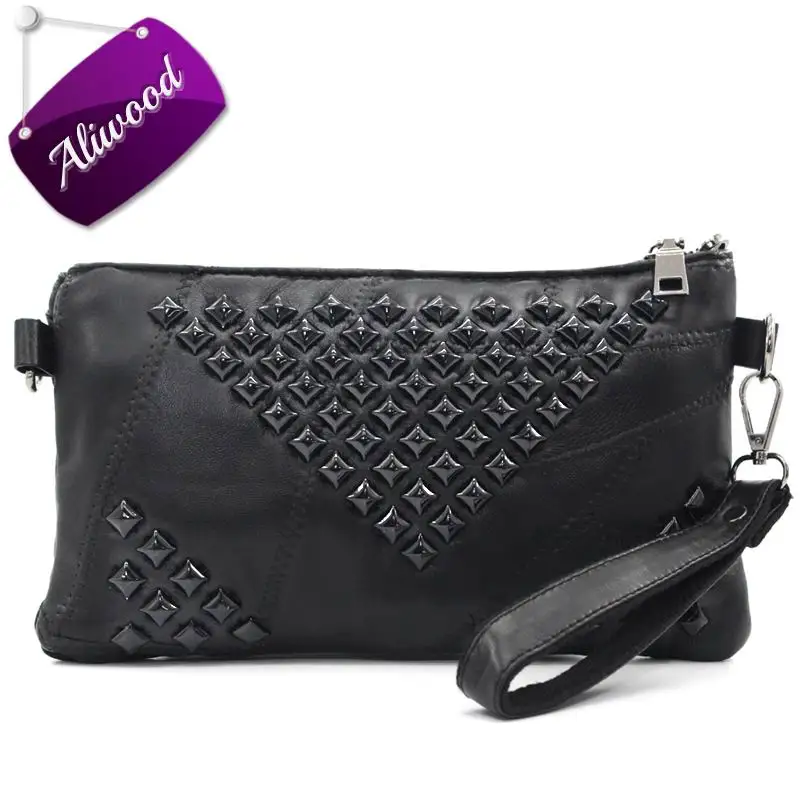 Fashion font b Women s b font Clutch font b Bags b font Genuine Leather Shoulder