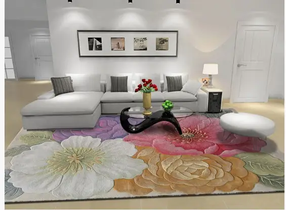 Us 36385 5 Di Scontotappeti Tappeto Per Parlor Lana Di Grandi Dimensioni Tappeto Lavabile Tappeti Per Soggiorno Camera Da Letto Tappeti Floreali