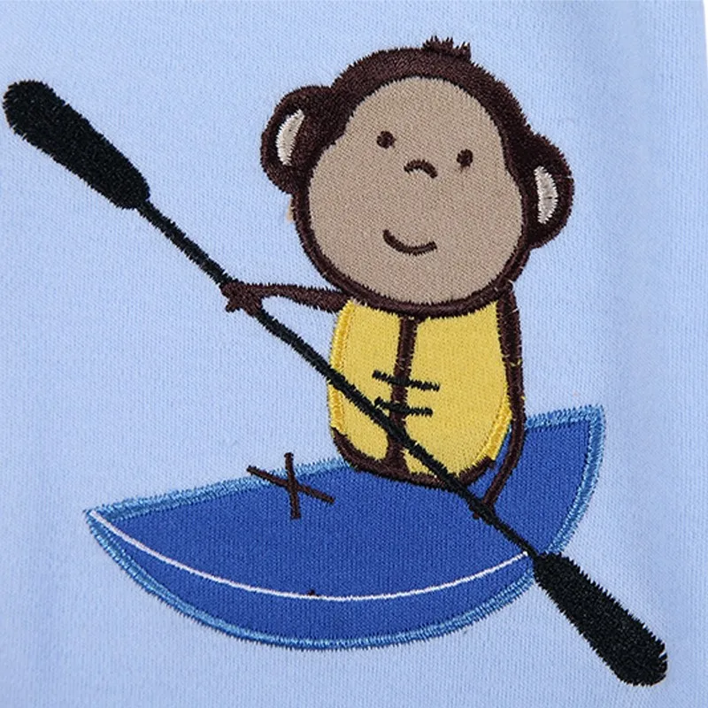 2016 New Style Baby Clothing Cotton Long Sleeve Baby Footies Spring Autumn Infant Jumpsuit Round Collar Baby Sleepers Unisex (2)