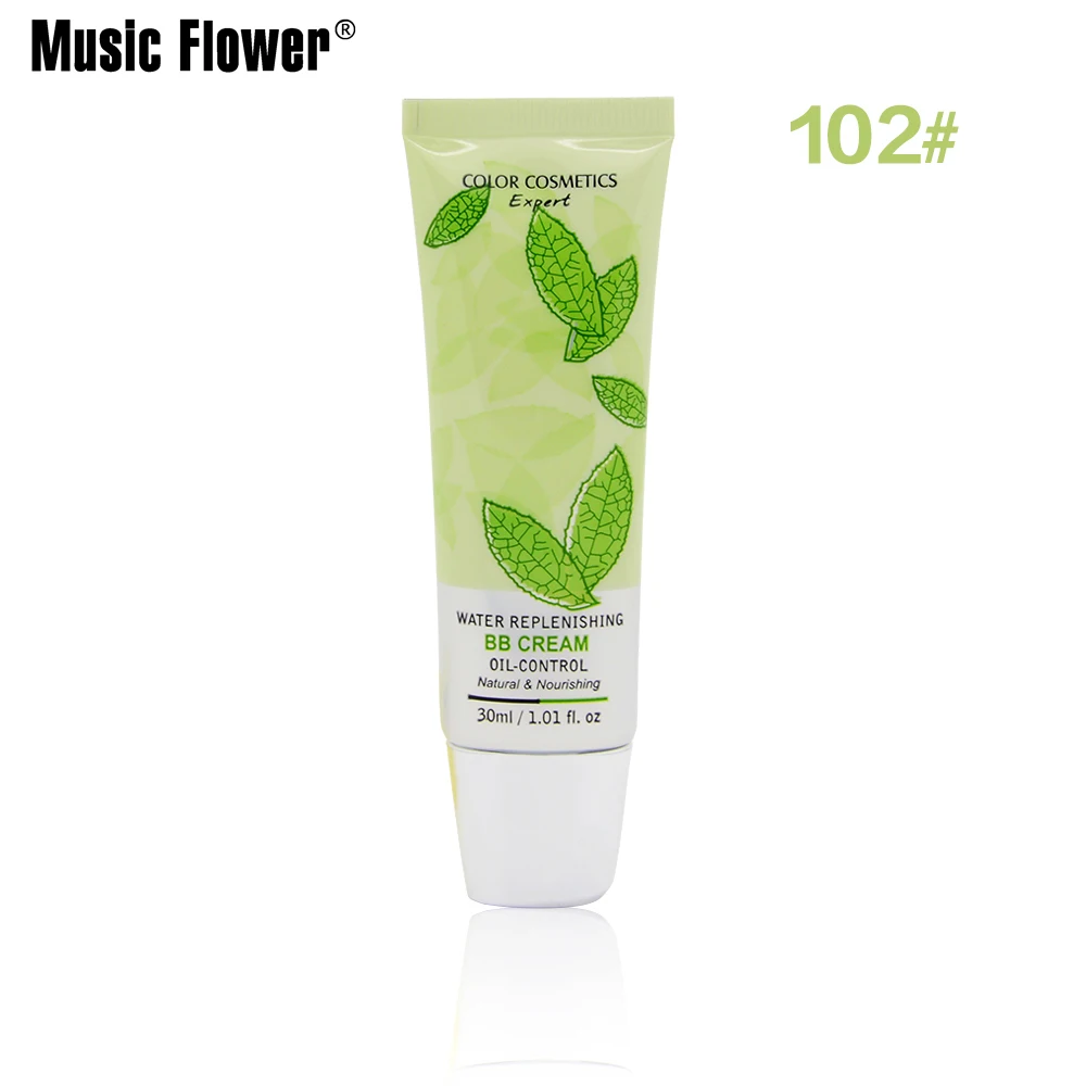 Music Flower BB крем 30 мл натуральная питательная отбеливающая жидкость для лица увлажняющий макияж консилер основа для макияжа ВОДА - Цвет: 102
