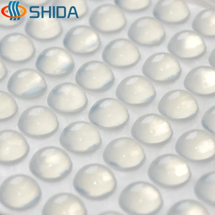 

320 PCS 12mm x 6mm Clear anti slip silicone rubber plastic bumper damper shock absorber 3M self-adhesive Silica gel feet pads