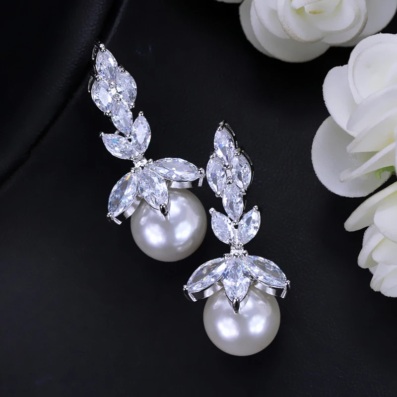Pearl Wedding Jewelry set