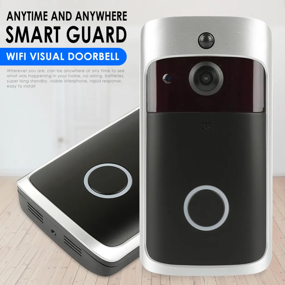 

New WiFi Visual Ring Doorbell , Smart Home Wireless Door Bell Camera , Video Phone Intercom Home Security Automation Modules