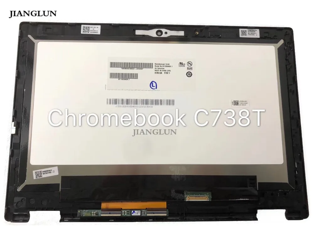 JIANGLUN LCD Touch Screen Digitizer Assembly with Frame with Touchboard For Acer ChromeBook C738T