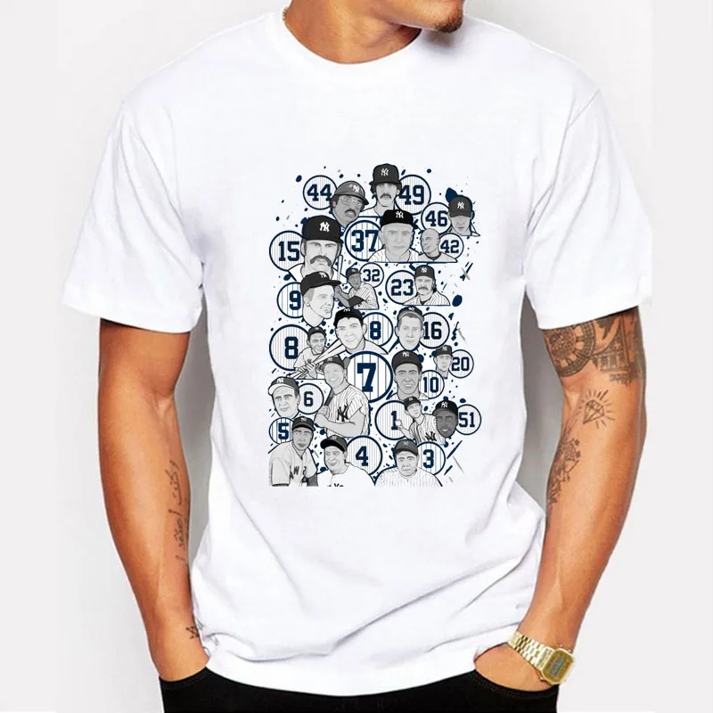 08 New York Yankee legends collage T-Shirt