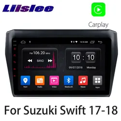 LiisLee Автомобильный мультимедийный gps аудио Радио стерео для Suzuki Swift 2017 2018 оригинальный стиль навигации NAVI