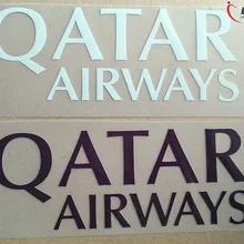 Барселона Дом& вдали& третий QATAR AIRWAYS футбольный спонсор грудь логотип печать