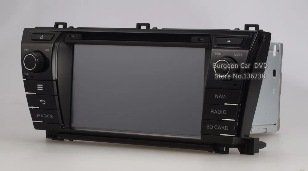 Excellent HD Touch Screen Car DVD Player for Toyota Corolla 2013 2014 2015  Bluetooth iPhone5 1080P USB Radio Stereo GPS Navigation System 48