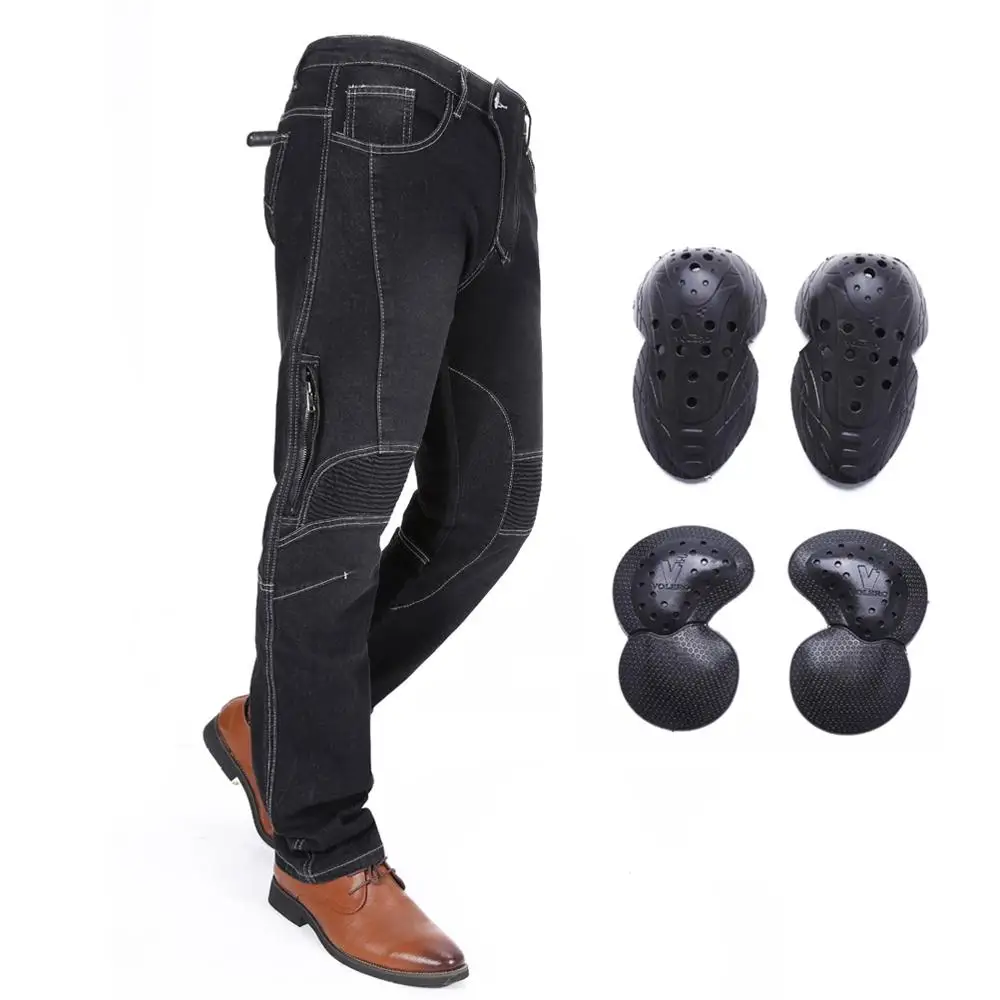 motorcycle knee pads under jeans