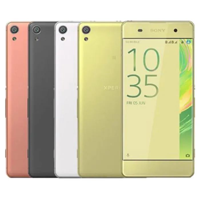 Разблокированный sony Xperia XA 13 МП 5,0 дюймов камера Android 2 Гб ОЗУ 16 Гб ПЗУ Восьмиядерный с одной/двумя sim-картами wifi 1080P мобильный телефон