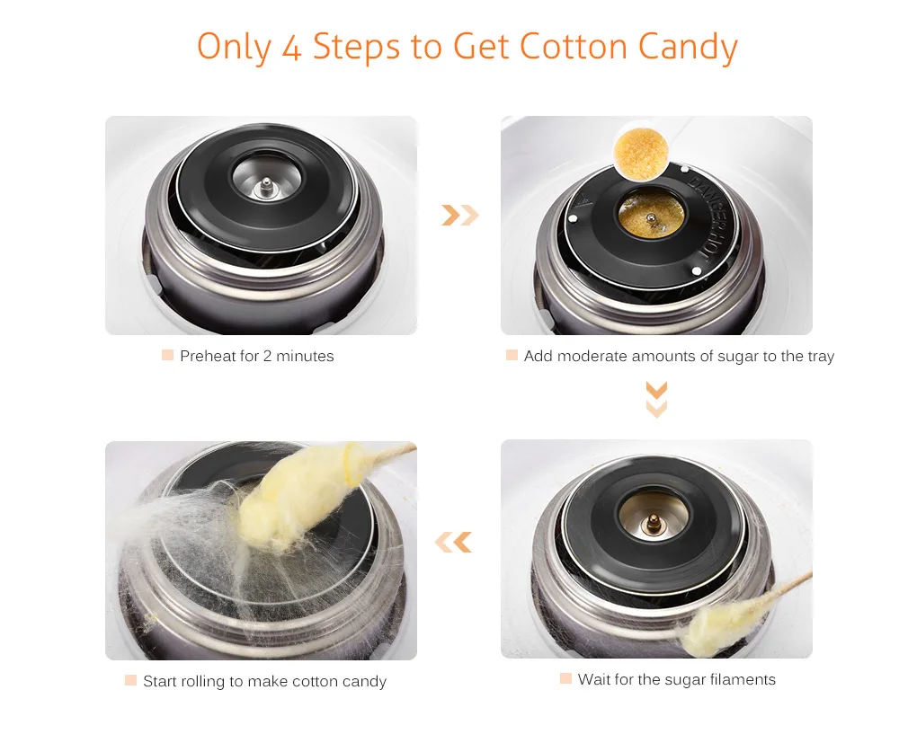 Electric Nostalgia Cotton Candy Maker Machine
