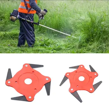 

4/5 Brush Cutter Blade 65Mn Garden Grass Trimmer Head Metal Blades Trimmer Head For Lawn Mower