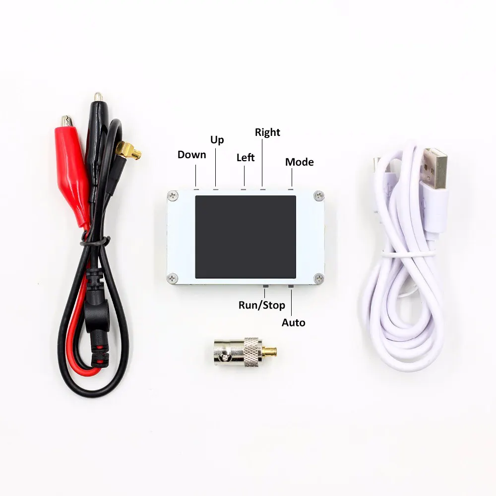Портативный цифровой Сверхлегкий осциллограф полосы пропускания 1 МГц 5 мс/с набор осциллографов скорости образца со встроенной литиевой батареей